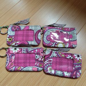 (4) Vera Bradley Zip ID Cases